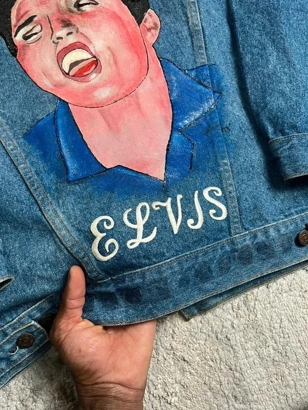 Vintage Levi's x Elvis Denim Jacket Size M – photo 5